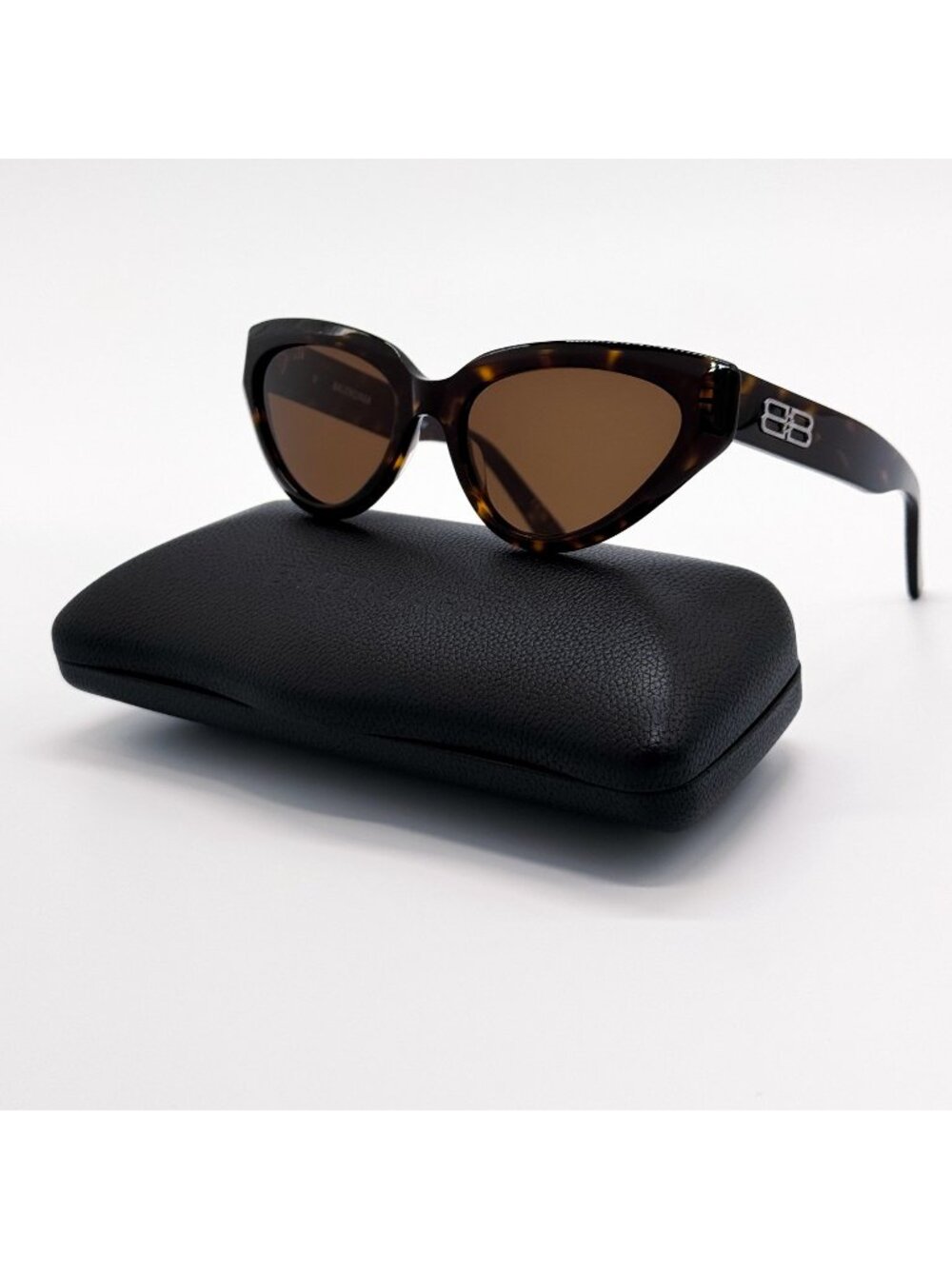 NEW BALENCIAGA BB0270S 002 SUNGLASSES HAVANA CAT EYE WOMEN EYEWEAR BALENCIAGA - Picture 2 of 11